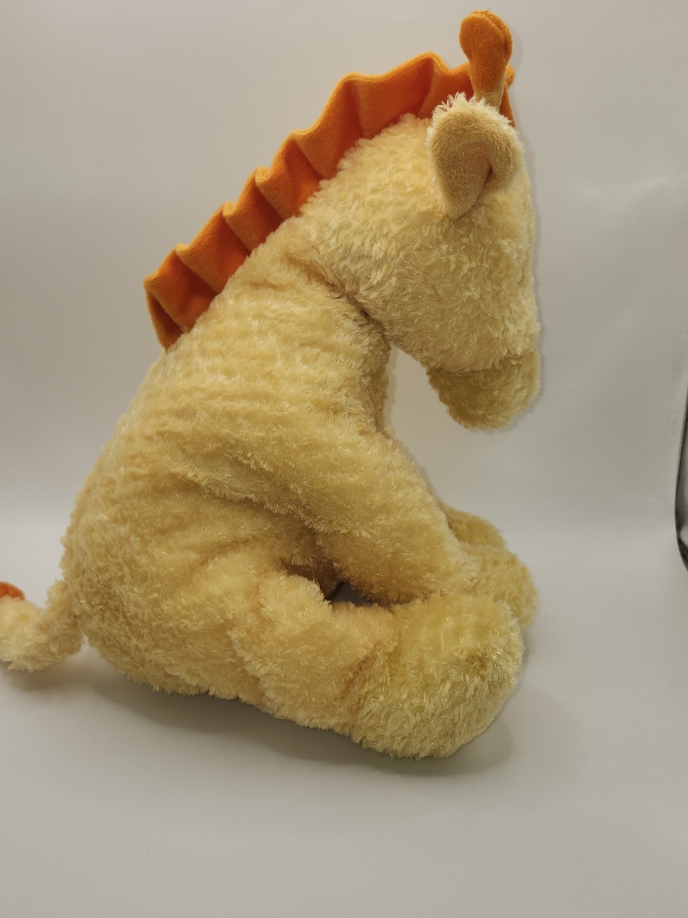 Vintage Russ Berrie Georgie Giraffe Plush Baby Rattle Toy Yellow Waffle Fur 12" - Picture 4 of 7